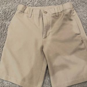 Boys Kaki Under Armor Shorts